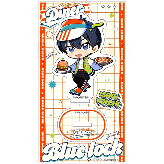 Yoichi Isagi Retro Diner Acrylic Stand Blue Lock [USED]