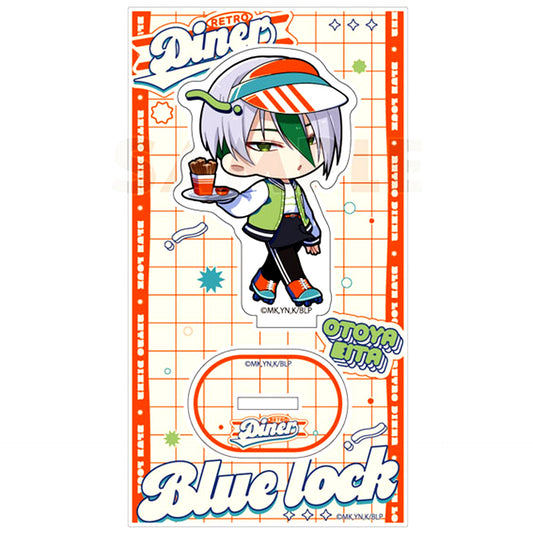 Eita Otoya Retro Diner Acrylic Stand Blue Lock [USED]
