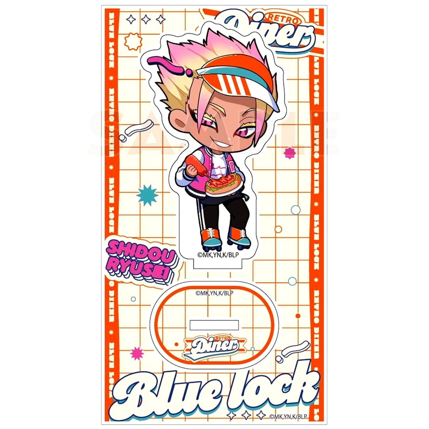 Ryusei Shido Retro Diner Acrylic Stand Blue Lock [USED]