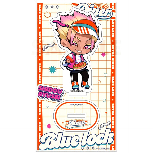 Ryusei Shido Retro Diner Acrylic Stand Blue Lock [USED]