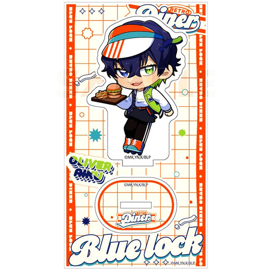 Oliver Aiku Blue Lock Retro Diner Acrylic Stand [USED]