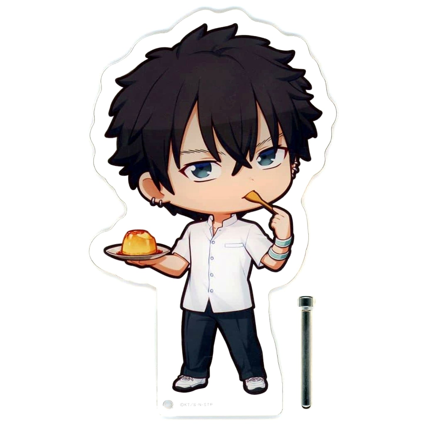 The New Prince of Tennis Hikaru Zaizen Big Acrylic Stand Nikujiru Gyoza no Dandadan Collaboration [USED]