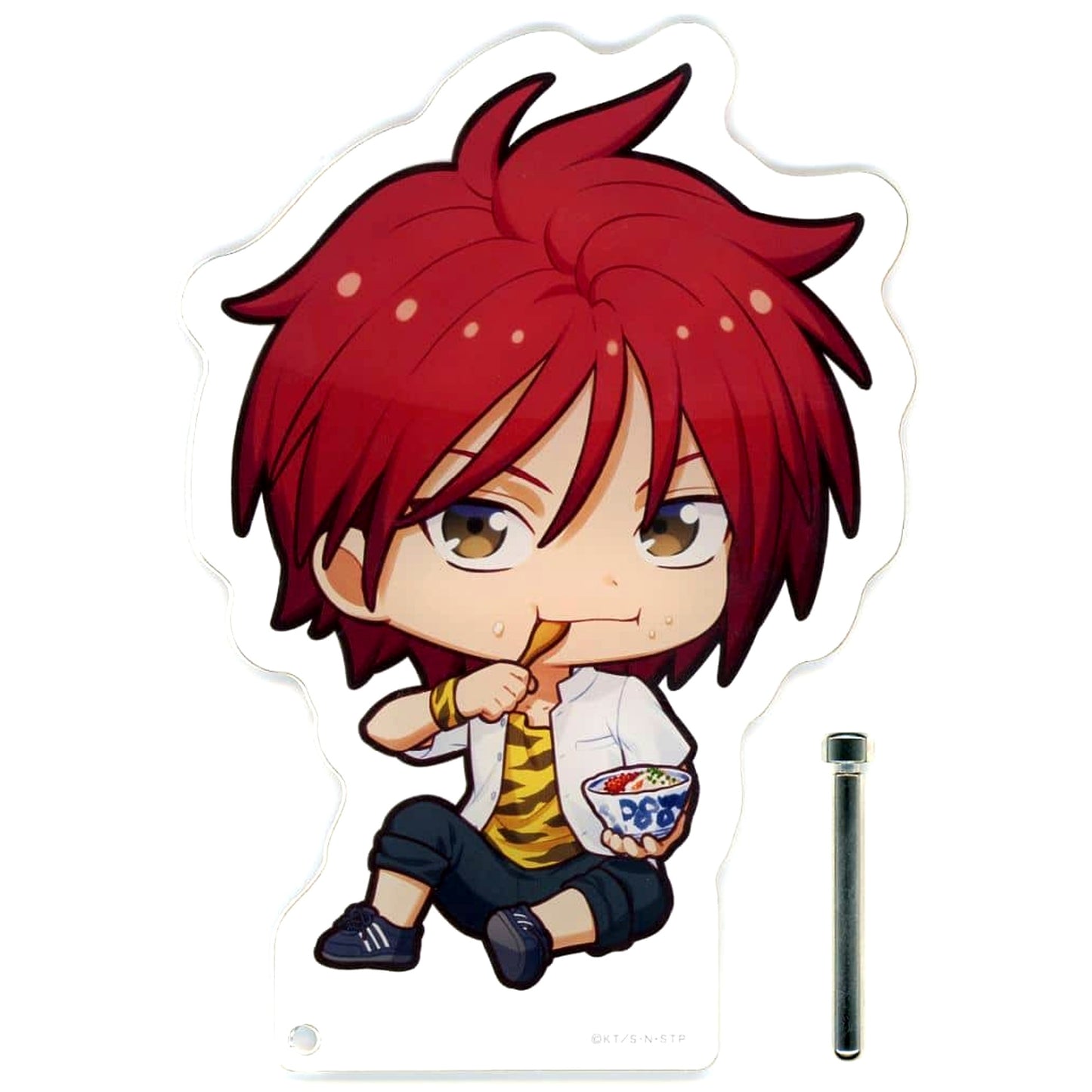 The New Prince of Tennis Kintaro Toyama Big Acrylic Stand Nikujiru Gyoza no Dandadan Collaboration [USED]