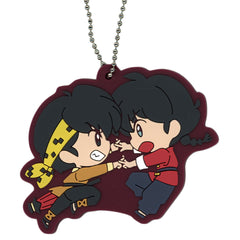 Ranma 1/2 Hibiki Ryouga Ranma Saotome Ichiban Kuji Rubber Charm Rubber Assortment Prize I [USED]