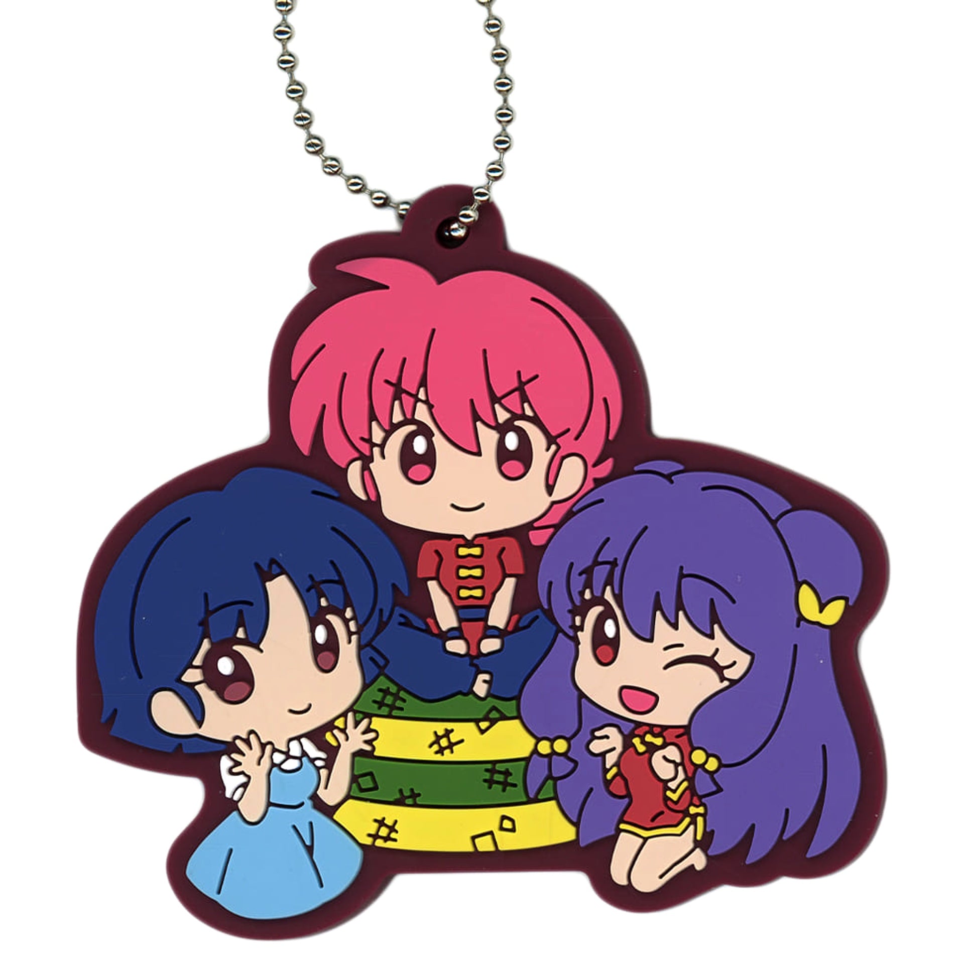 Ranma 1/2 Female Ranma Akane Tendou Shampoo Ichiban Kuji Rubber Charm Rubber Assortment Prize I [USED]