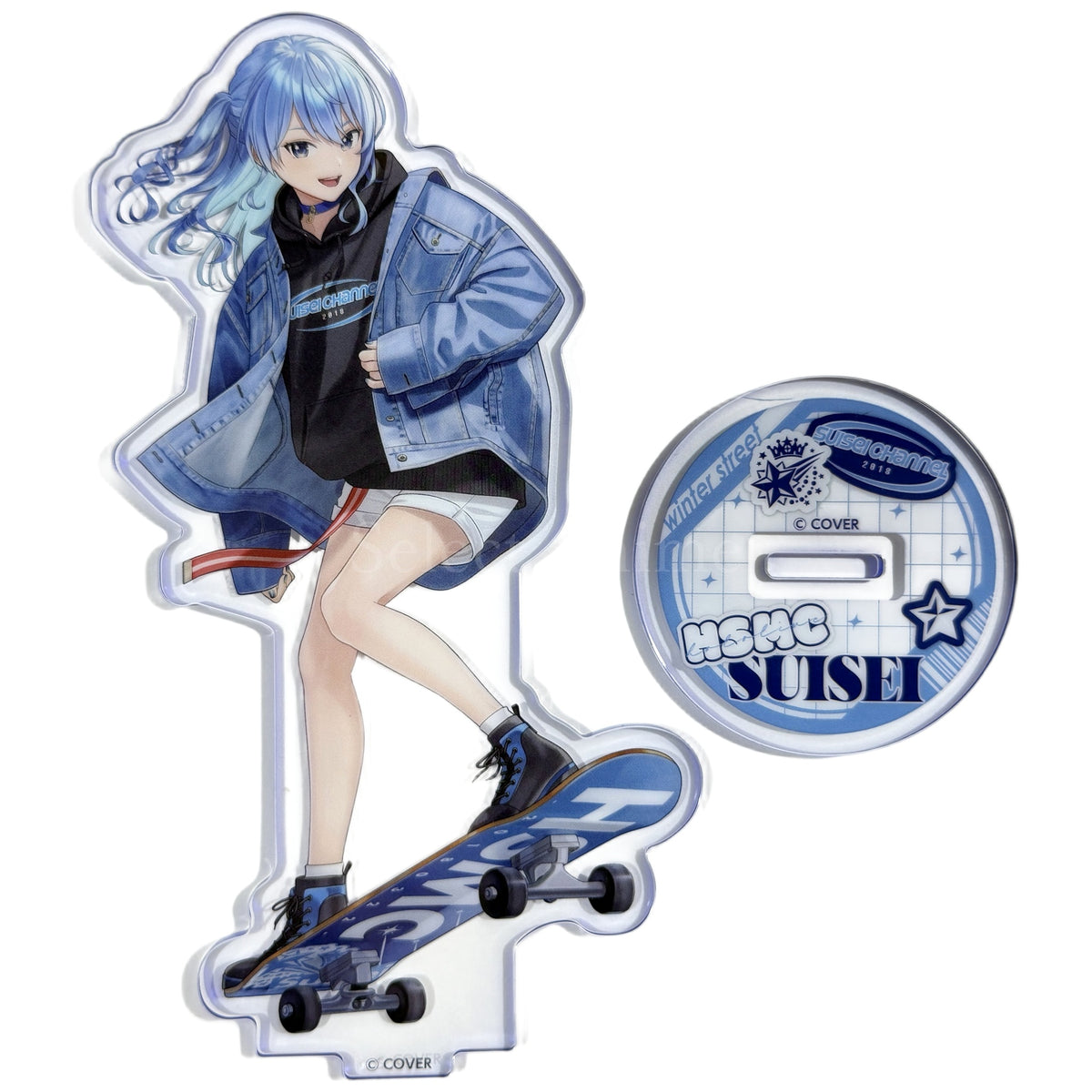 VTuber Hololive Hoshimachi Suisei Hololive Seasonal Days Winter Street Acrylic Stand Acrylic Stands [USED]