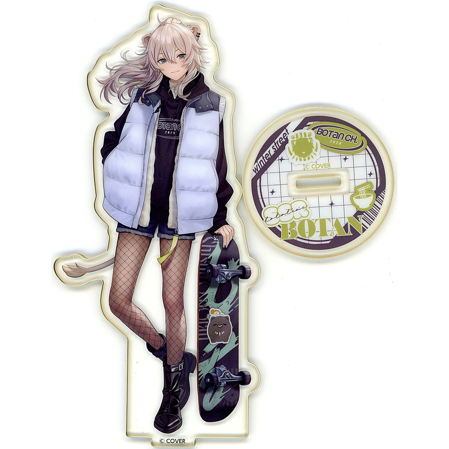 Shishiro Botan VTuber hololive Acrylic Stand hololive Seasonal Days Winter Street [USED]