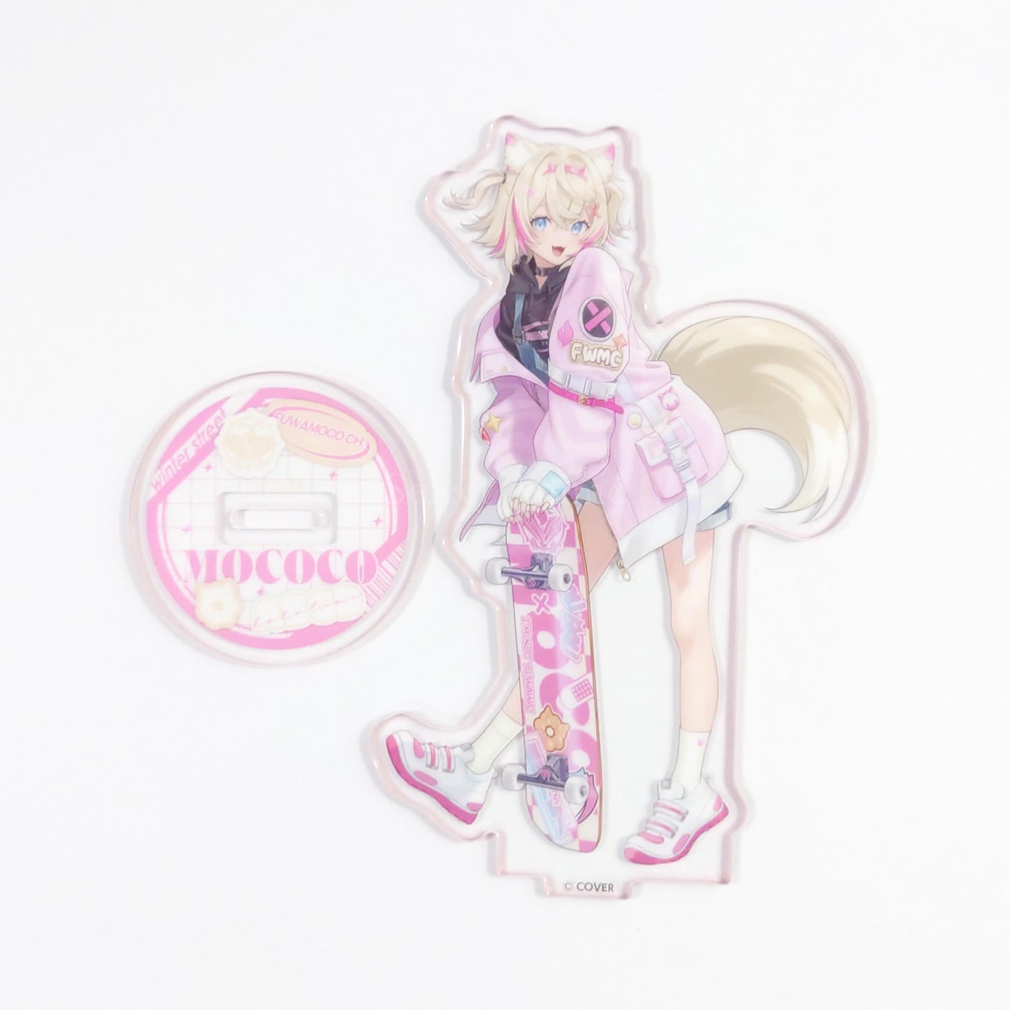 VTuber Hololive Mococo Abyssgard Hololive Seasonal Days Winter Street Acrylic Stand Acrylic Stands [USED]
