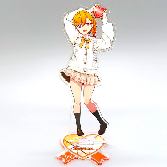 Kanon Shibuya Acrylic Stand Love Live! Superstar!! Valentine 2025 POP UP SHOP in Shibuya MODI [USED]