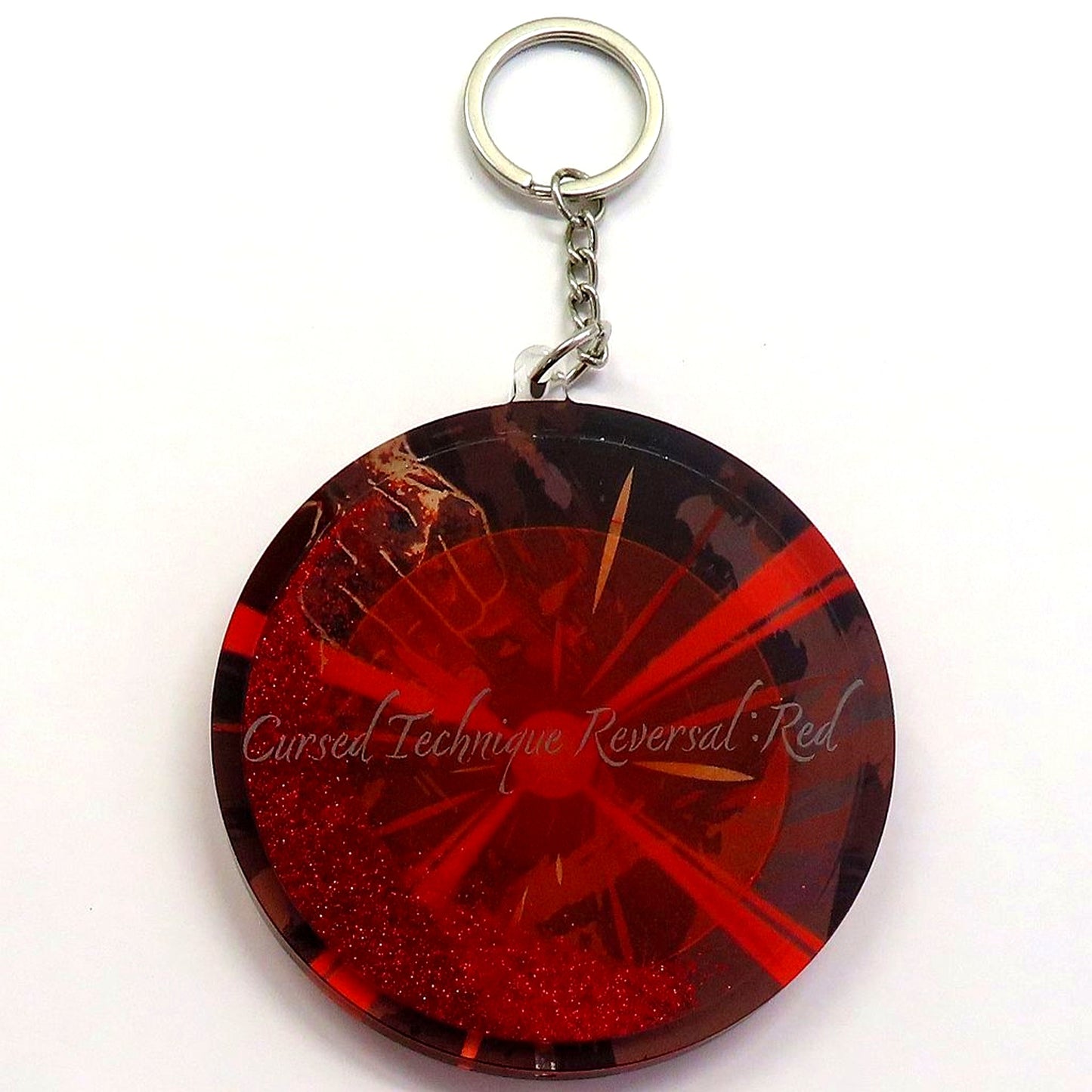 Cursed Technique Reversal Red Jujutsu Kaisen Liquid Keychain [USED]