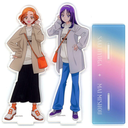Saki Hyuuga, Mai Mishou Acrylic Stand Set of 2 Power of Hope: Precure Full Bloom x WEGO [USED]