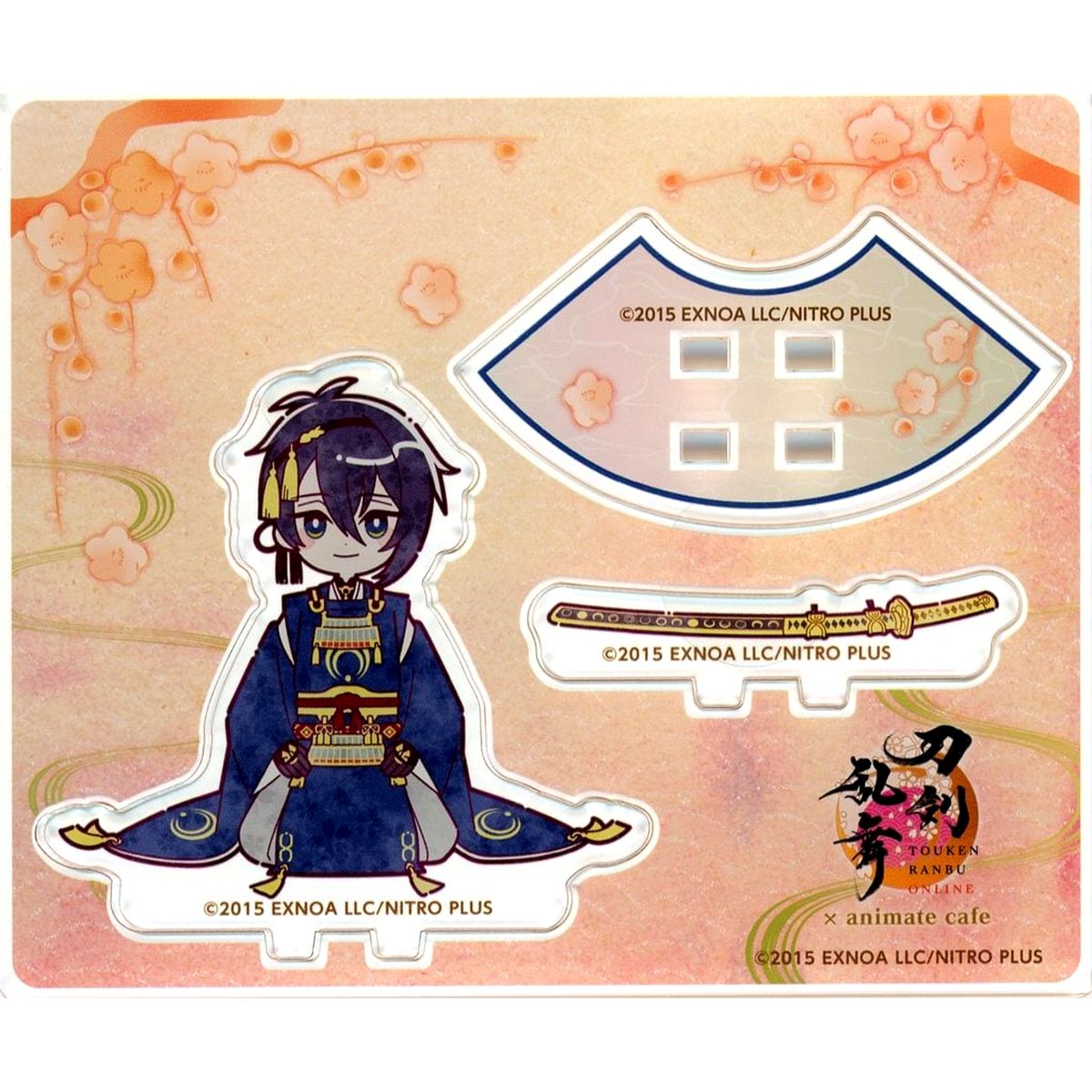 Mikazuki Munechika Touken Ranbu ONLINE Kneeling Mini Acrylic Stand [USED]