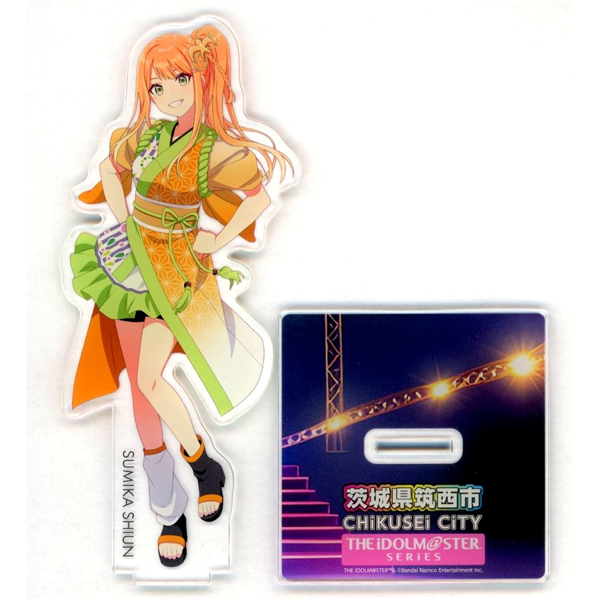 Sumika Shiun Gakuen Idolmaster The Idolmaster Series x Chikusei City Ibaraki Prefecture 20th Anniversary Acrylic Stand [USED]