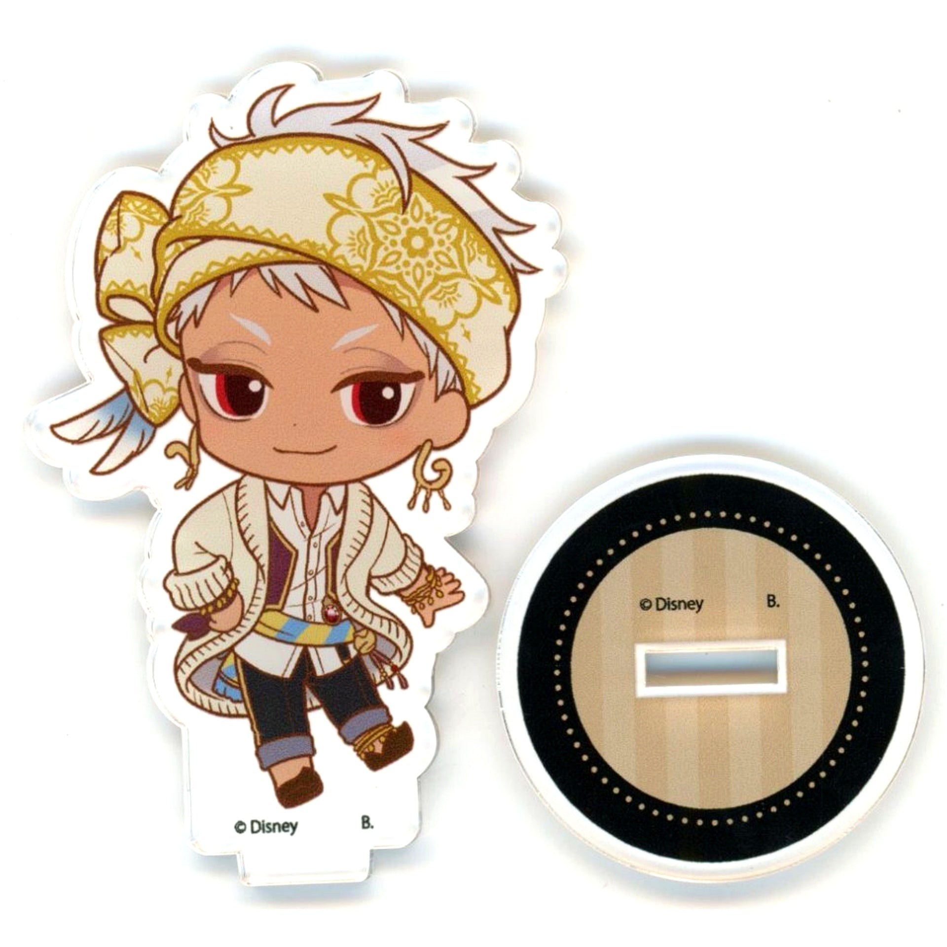 Kalim Al-Asim Hapikuro! Disney Twisted-Wonderland Original Illustration School Uniform Acrylic Stand [USED]