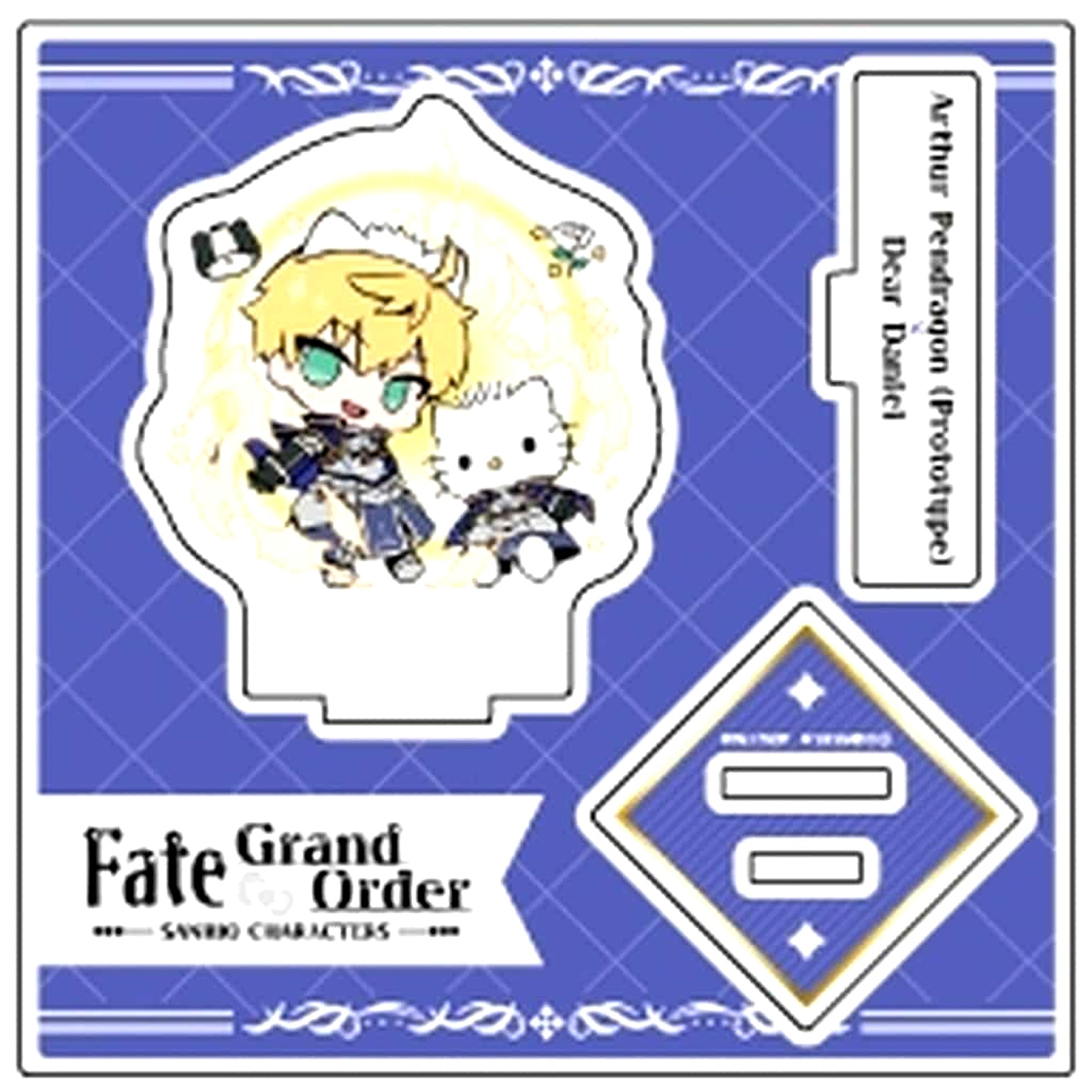 Fate/Grand Order Arthur Pendragon Prototype x Dear Daniel Newly Illustrated Acrylic Stand Plate No.02 [USED]