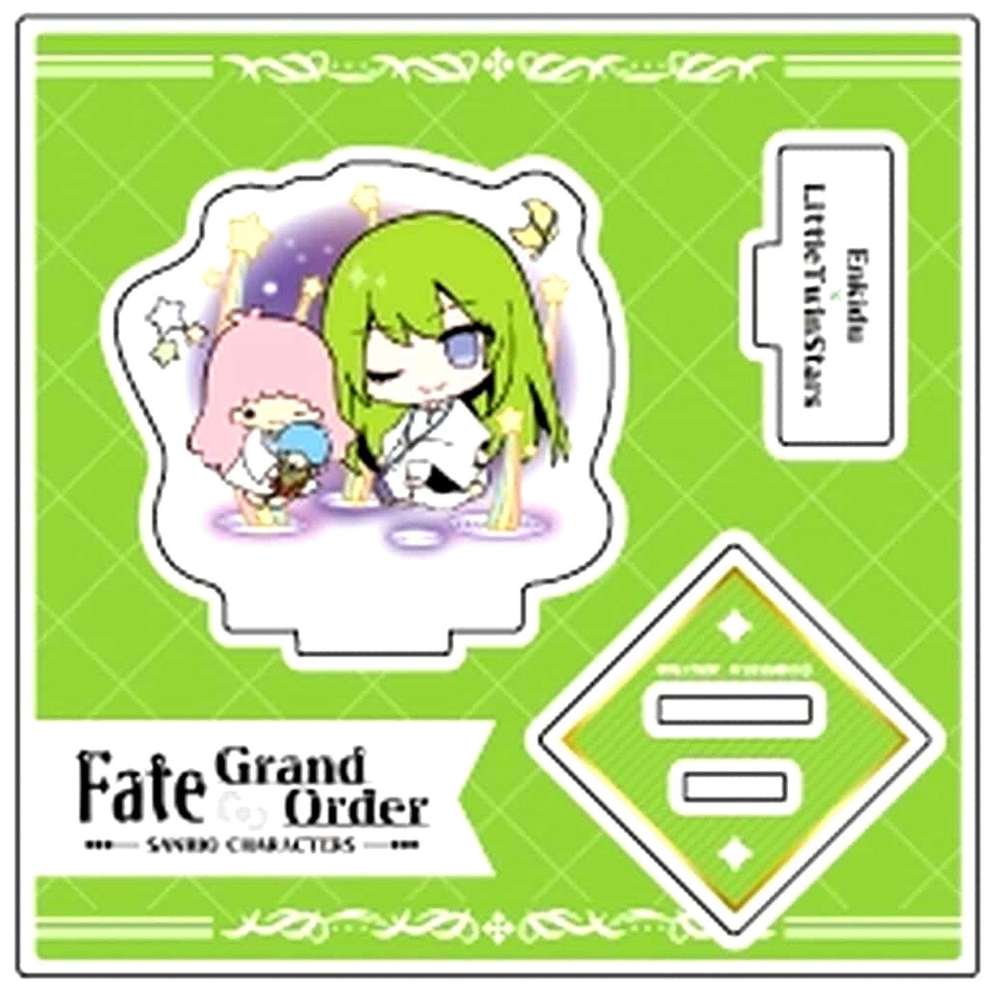 Fate/Grand Order Enkidu x Little Twin Stars Newly Illustrated Acrylic Stand Plate No.07 [USED]