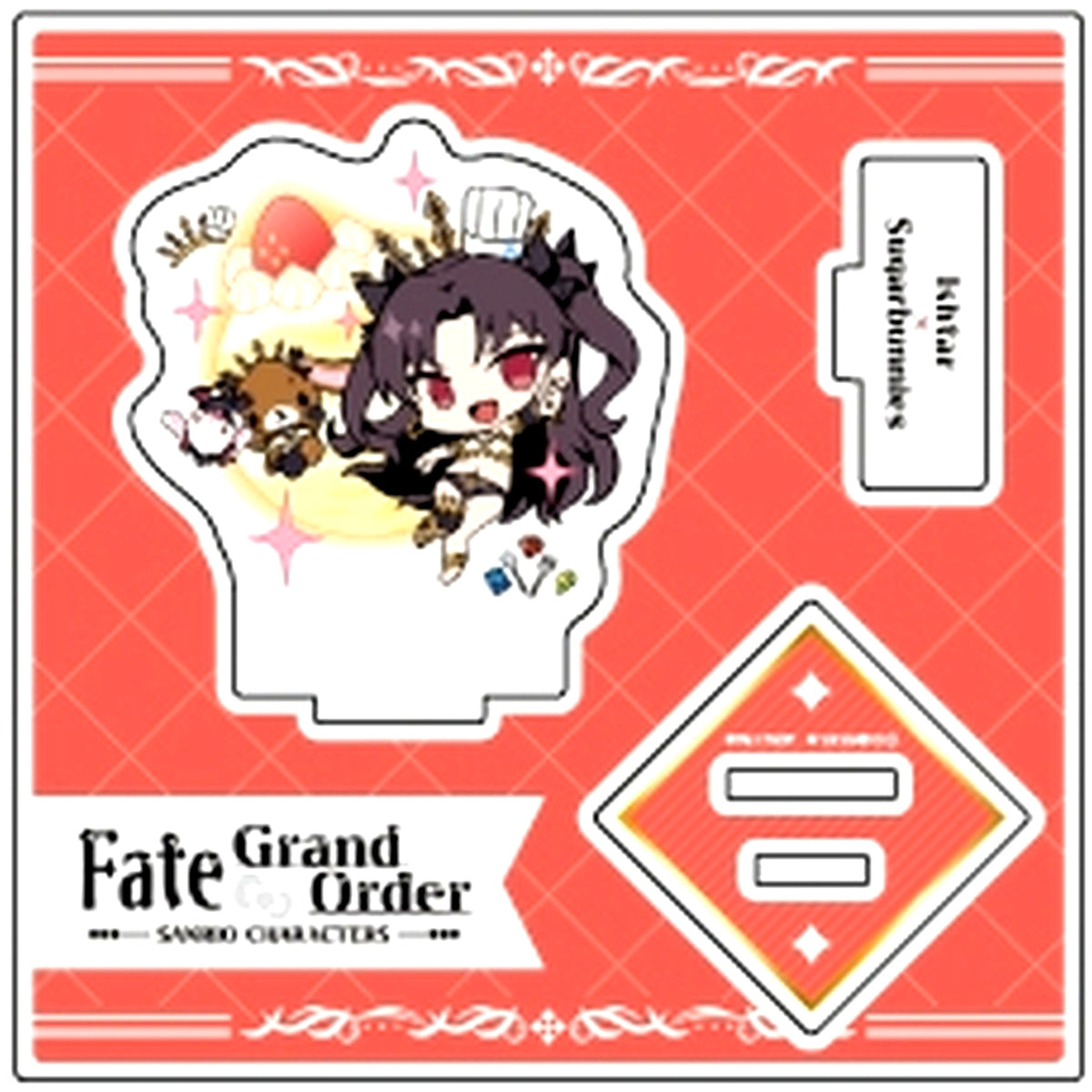 Ishtar x Sugarbunnies 11 Illustration Fate/Grand Order x Sanrio Characters Acrylic Stand Plate [USED]