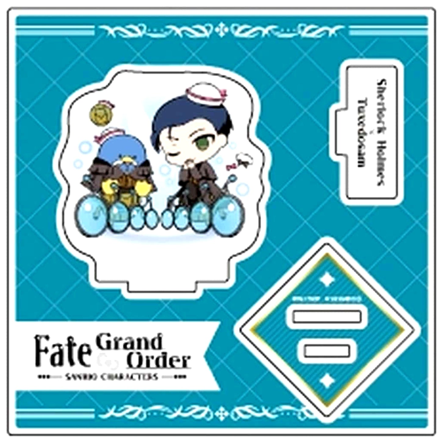Fate/Grand Order Sherlock Holmes x Tuxedosam Newly Illustrated Acrylic Stand Plate No.13 [USED]