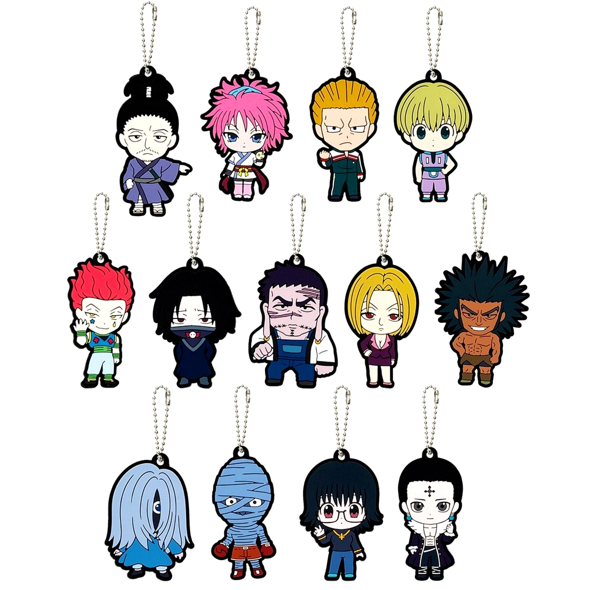 Set of 13 HUNTER x HUNTER Capsule Rubber Mascot Vol.5 [USED]