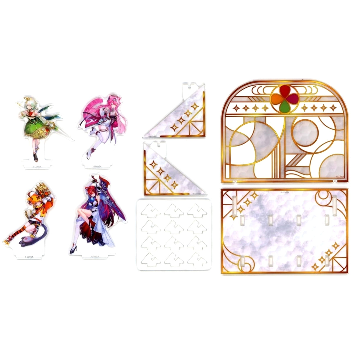 VTuber Hololive English Raora Panthera & Others Acrylic Diorama Stand Justice Half Anniversary Acrylic Item [USED]