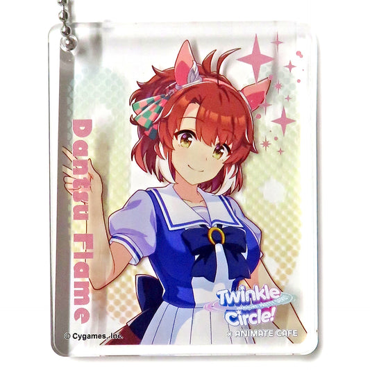 Dantsu Flame Uma Musume Pretty Derby Twinkle Circle! animatecafe Branch in Makuhari Messe CoLotta Trading Acrylic Plate Keychain [USED]