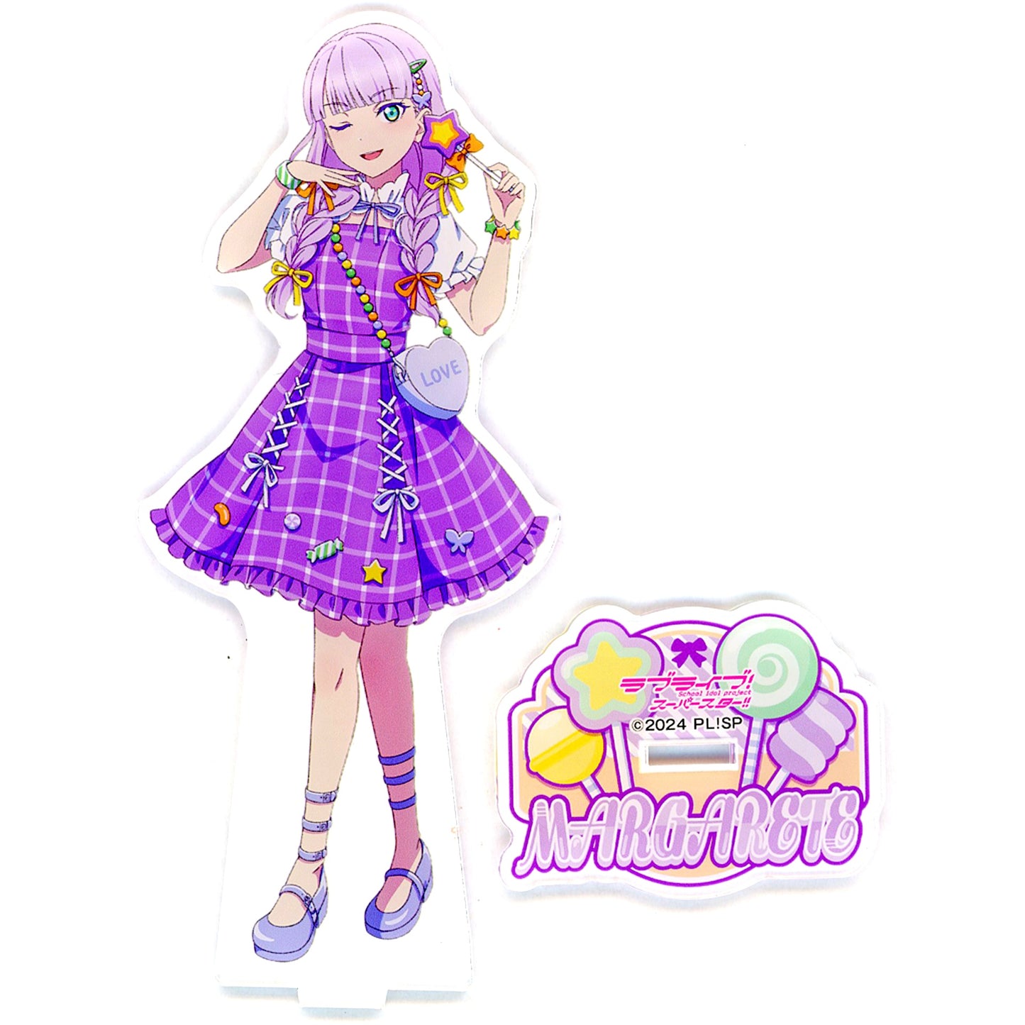 Wien Margarete Big Acrylic Stand Love Live! Superstar!! x Village Vanguard [USED]