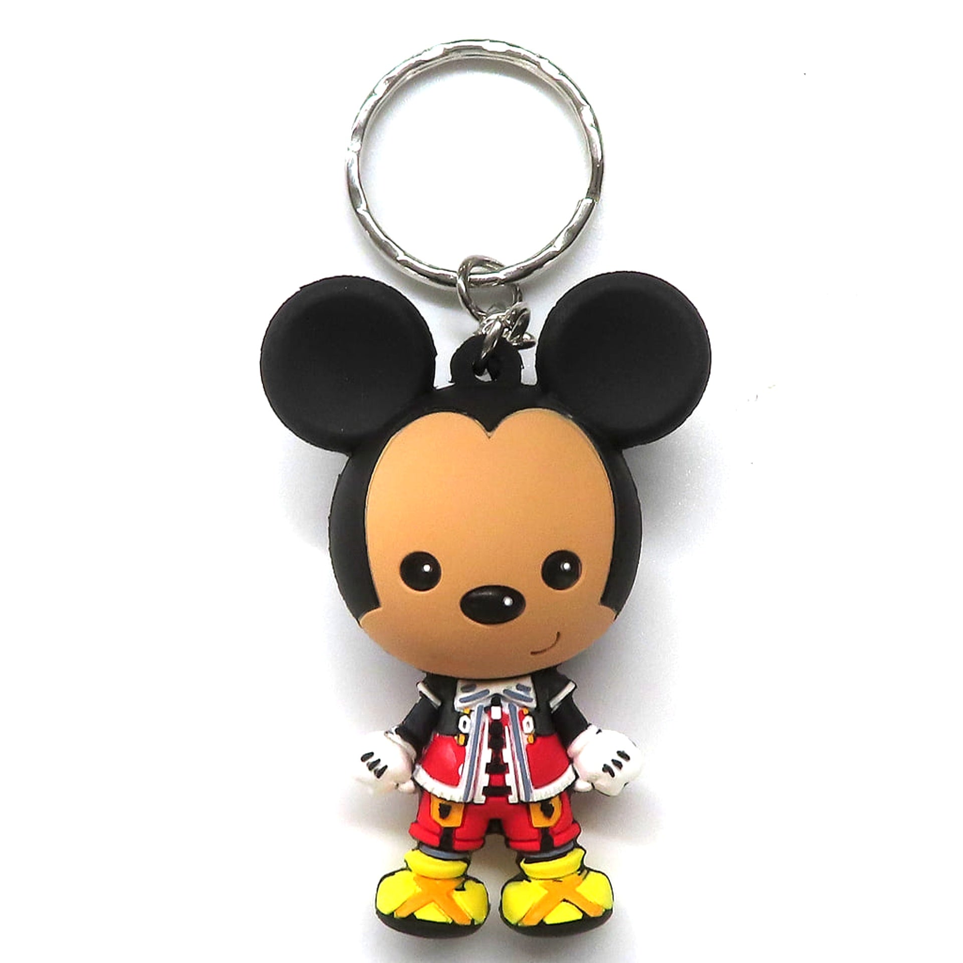 Kingdom Hearts Mickey Laser-Cut Figural Key Ring Series 1 Keychains [USED]