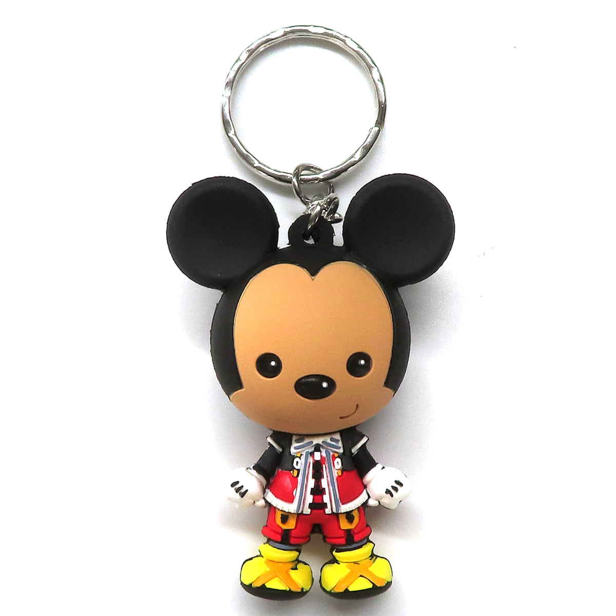 Kingdom Hearts Mickey Laser-Cut Figural Key Ring Series 1 Keychains [USED]