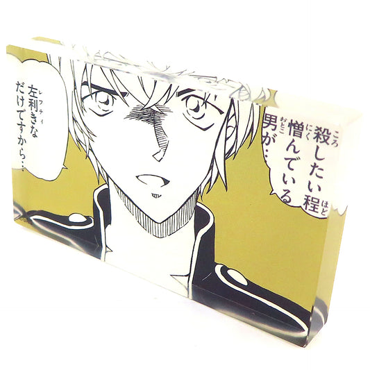 Toru Amuro Detective Conan Acrylic Block Scene Collection Conan Detective Agency Ltd [USED]
