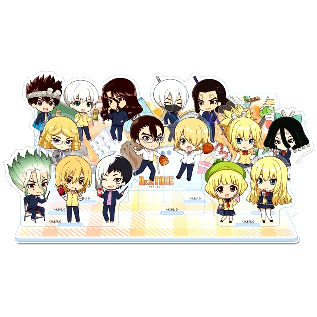 Dr. STONE Petitchoko Group Acrylic Diorama After School [USED]