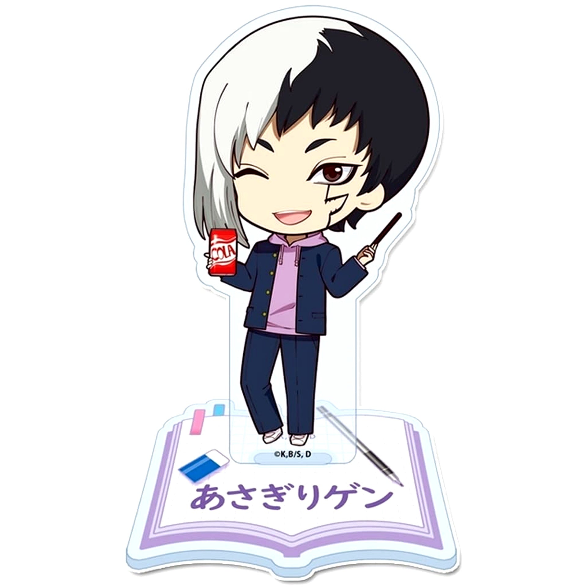 Gen Asagiri Dr. STONE Puchichoko Acrylic Stand After School [USED]