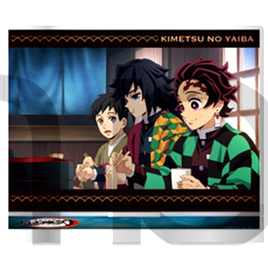 Tanjiro Kamado & Giyu Tomioka Demon Slayer: Kimetsu no Yaiba Trading Mini Plate Stand Hashira Training Arc [USED]