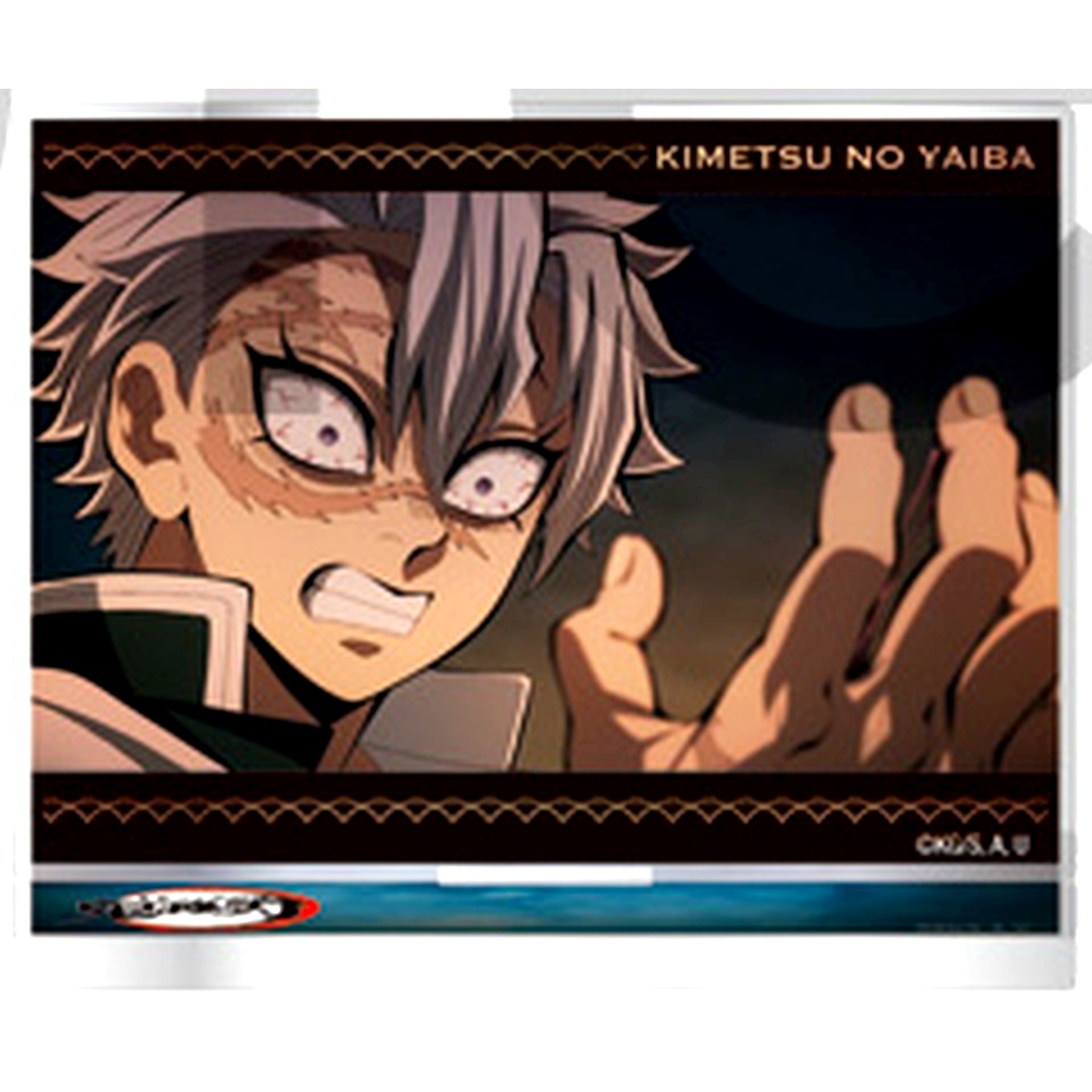 Sanemi Shinazugawa Demon Slayer Hashira Training Arc Trading Mini Plate Stand [USED]