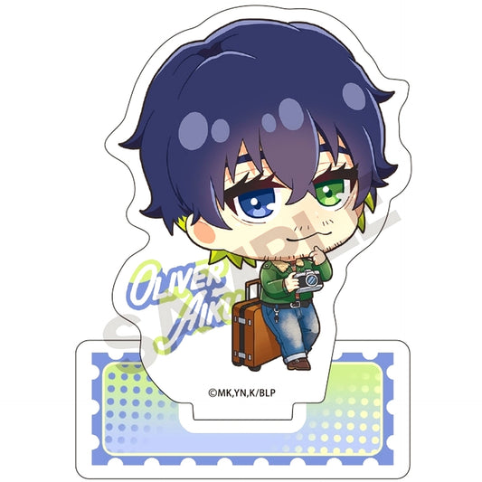 Oliver Aiku Blue Lock Mini Character Travel Acrylic Stand [USED]