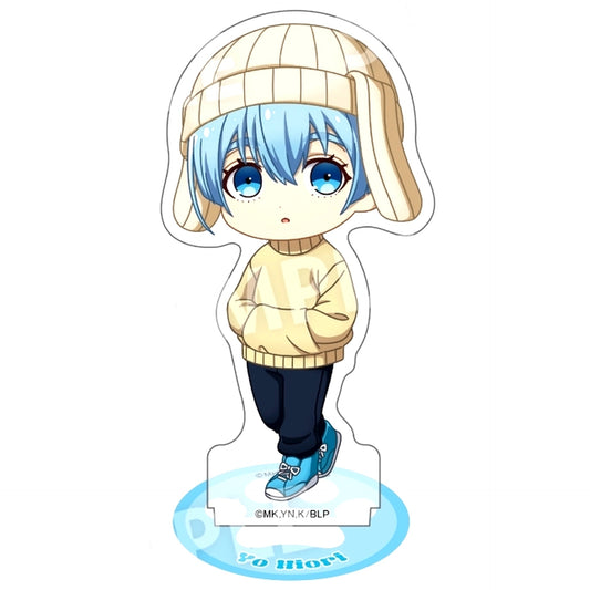 Hiori Yo Ear Knit Series 2nd Mini Acrylic Stand Blue Lock [USED]
