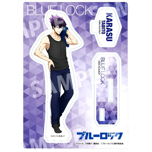 Tabito Karasu Wake Up and Get Ready Acrylic Stand Blue Lock [USED]