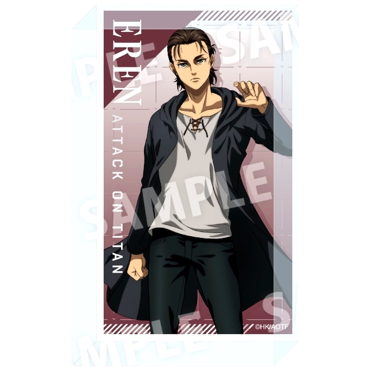 Eren Yeager Attack on Titan Acrylic Block [USED]