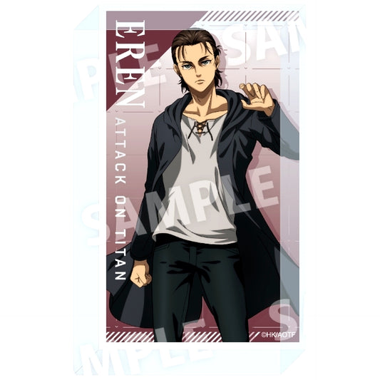 Eren Yeager Attack on Titan Acrylic Block [USED]