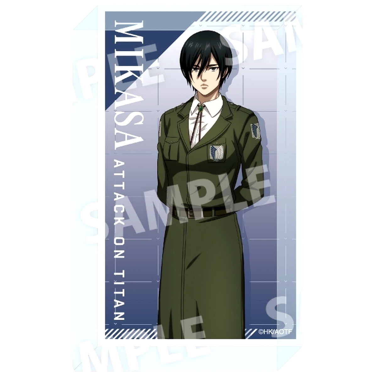Mikasa Ackerman Attack on Titan Acrylic Block [USED]
