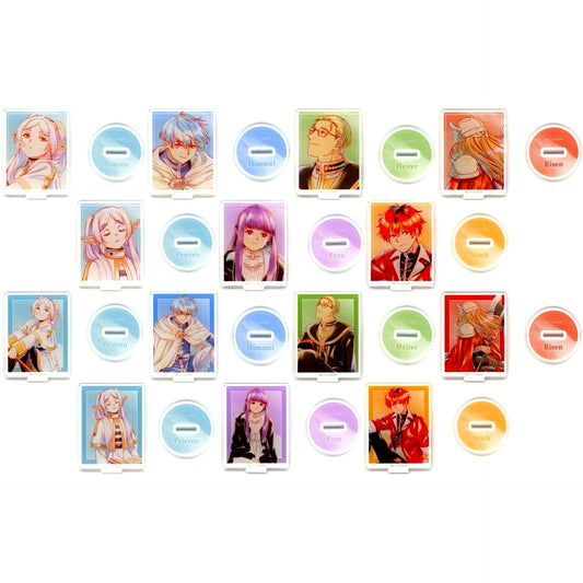 Set of 14 Frieren Trading Ani-Art aqua label Acrylic Stand [USED]
