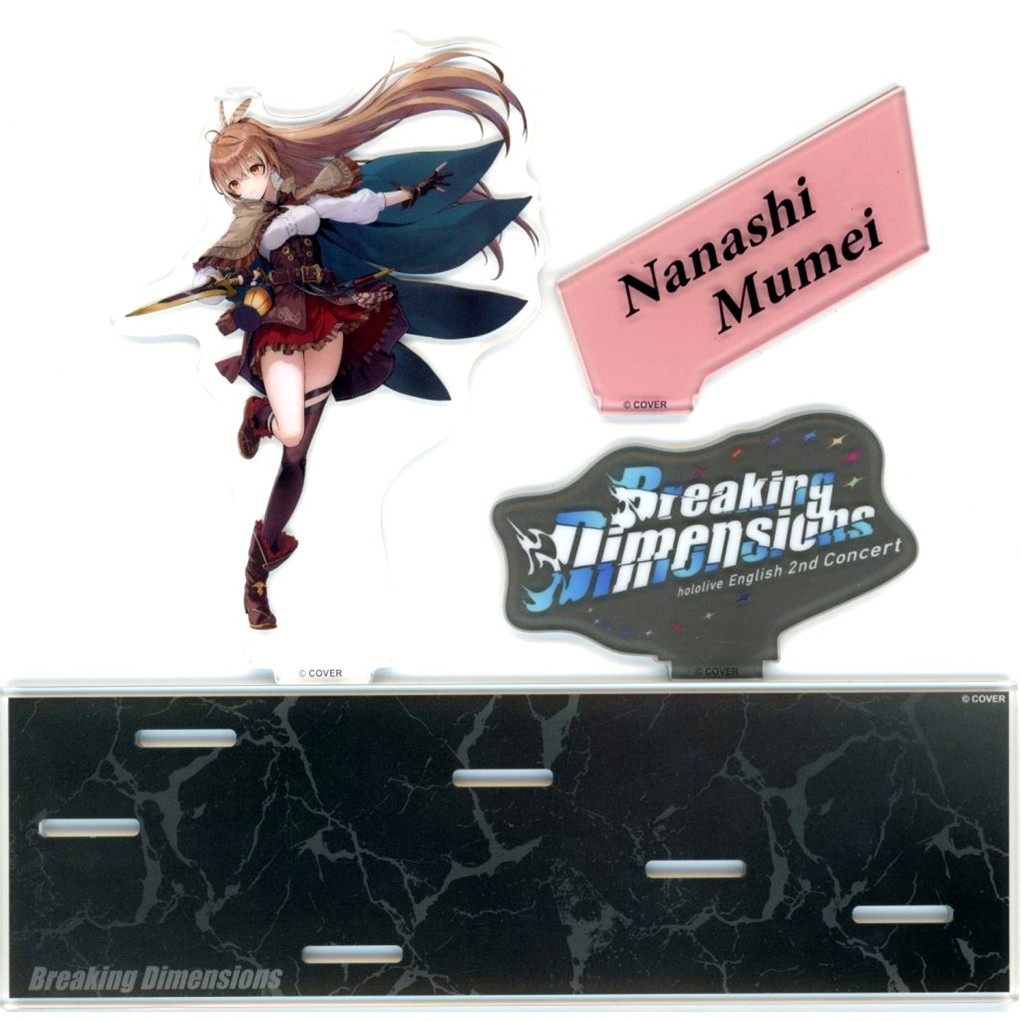 Nanashi Mumei VTuber Hololive English hololive English 2nd Concert -Breaking Dimensions- Acrylic Stand [USED]