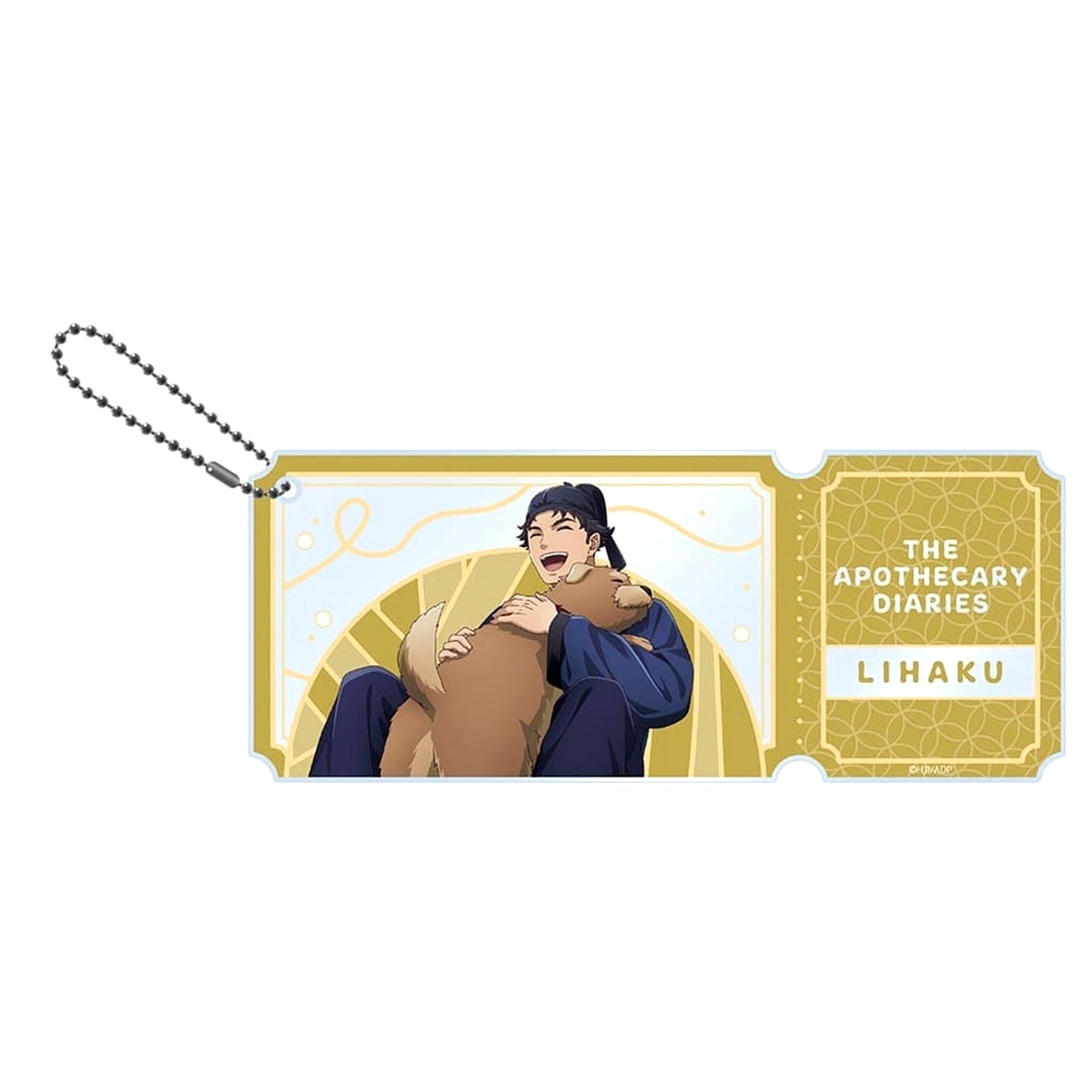 The Apothecary Diaries Lihaku Original Clear Ticket Style Acrylic Charm AJ2025 Version Charm [USED]