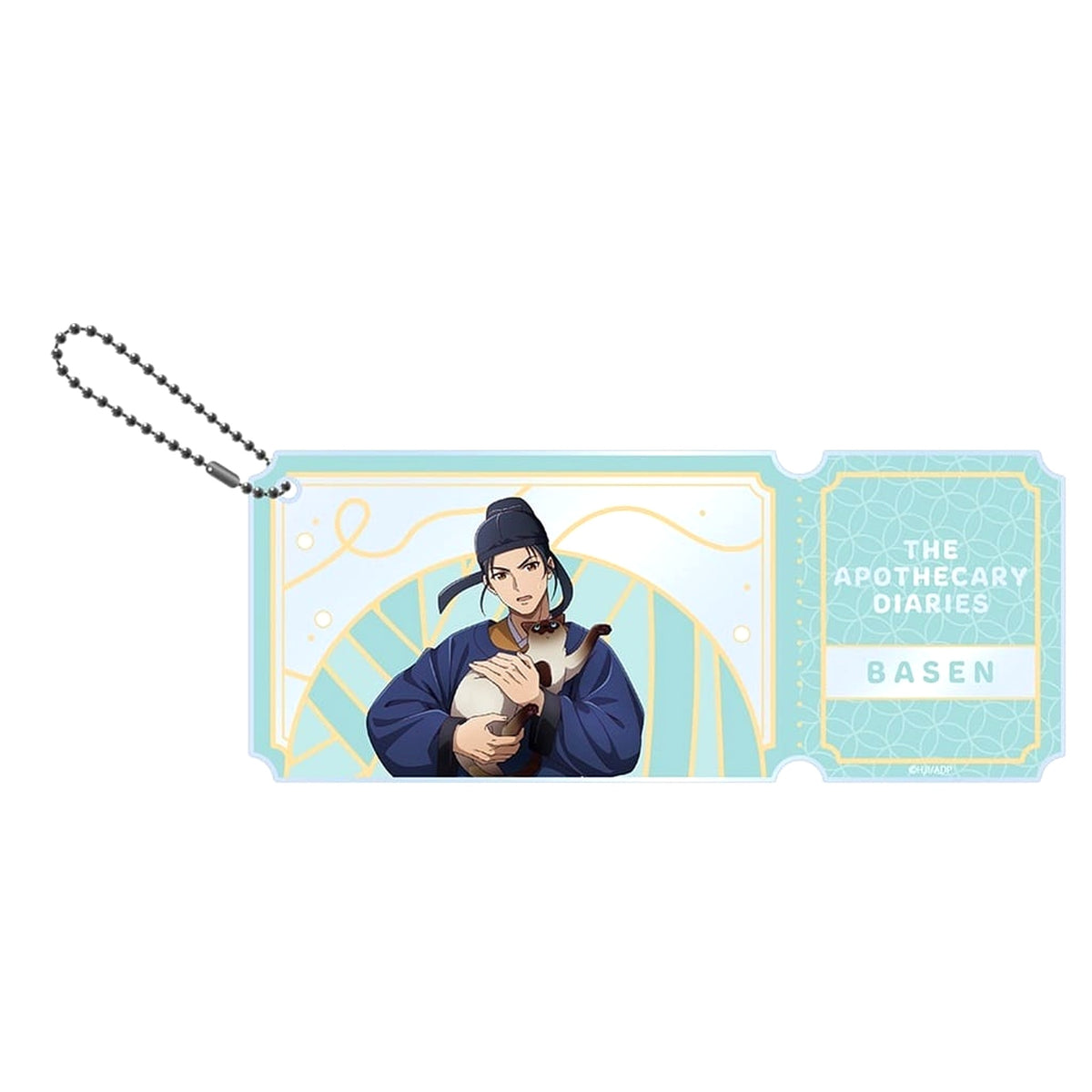 The Apothecary Diaries Basen Original Clear Ticket Style Acrylic Charm AJ2025 Version Charm [USED]