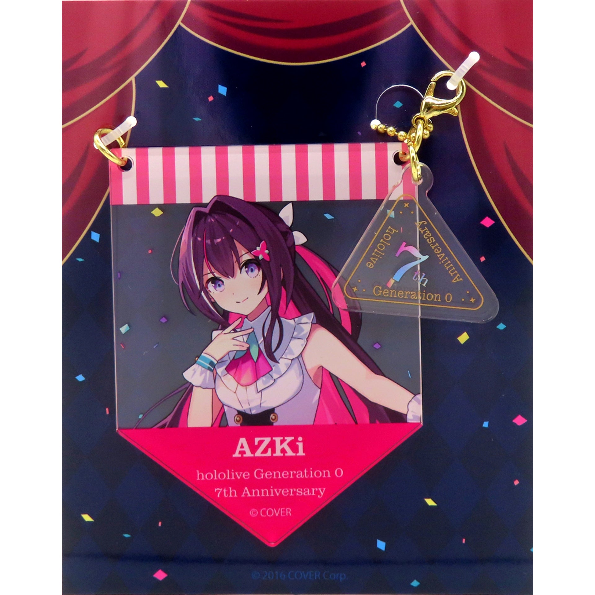 AZKi hololive Gen 0 7th Anniversary Garland Style Keychain [USED]