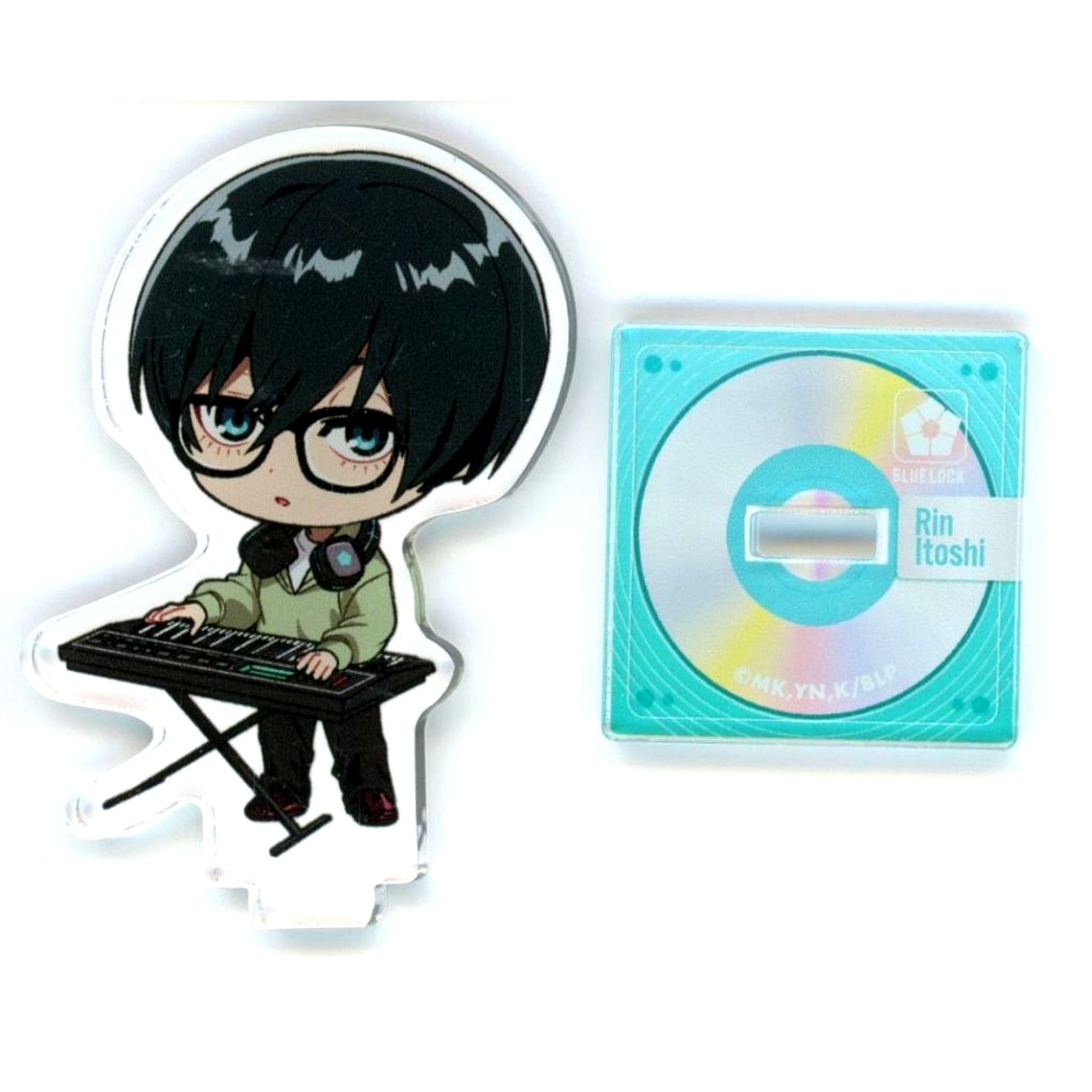 Rin Itoshi SD Blue Lock x Karaoke Manekineko Mini Acrylic Stand [USED]