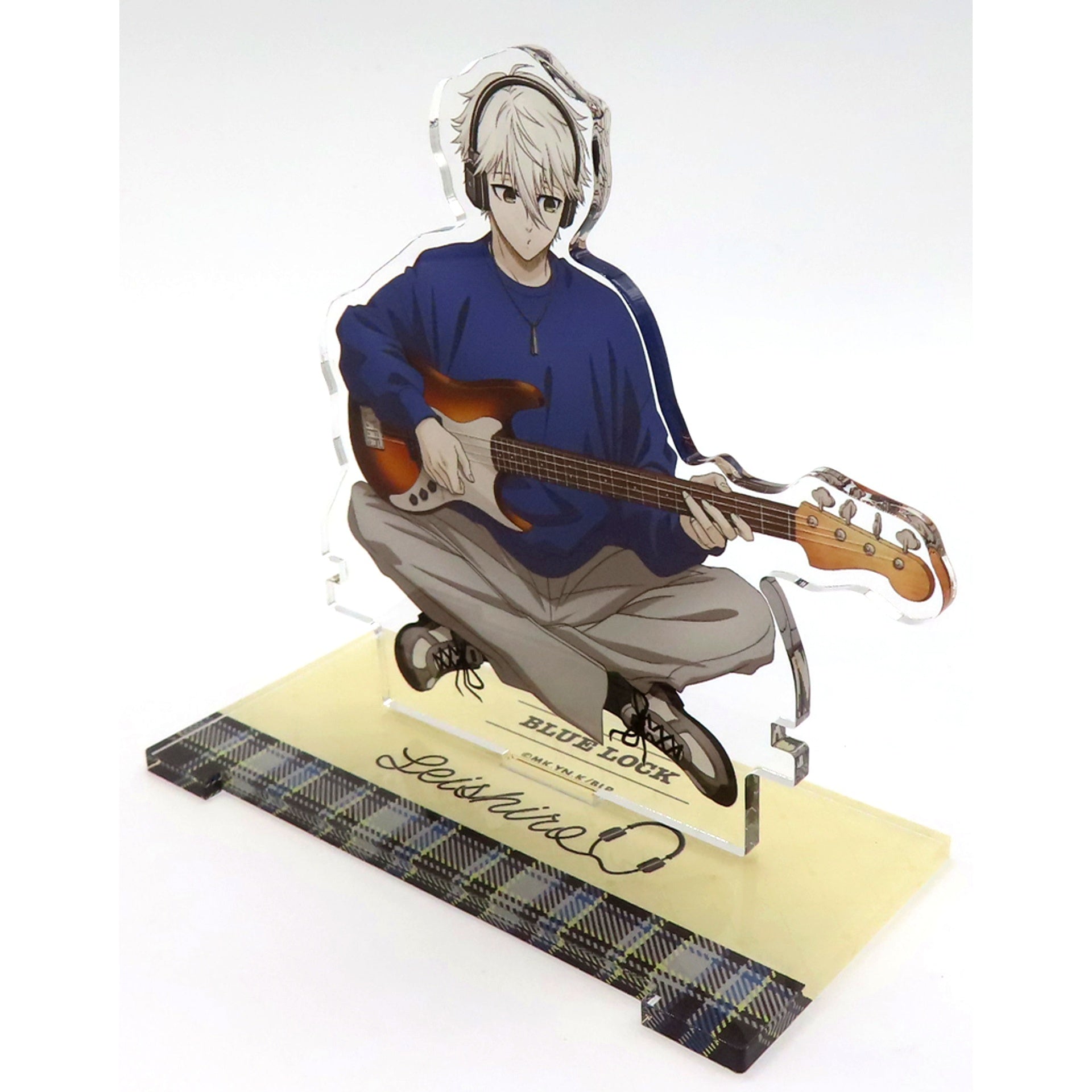 Seishiro Nagi Sitting Acrylic Stand Blue Lock x Karaoke Manekineko [USED]