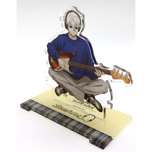 Seishiro Nagi Sitting Acrylic Stand Blue Lock x Karaoke Manekineko [USED]