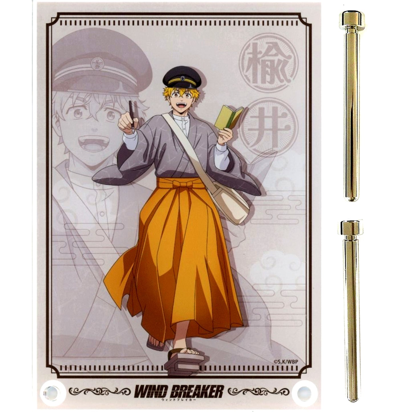 Akihiko Nirei Acrylic Panel WIND BREAKER POPUP STORE in Atre Akihabara [USED]