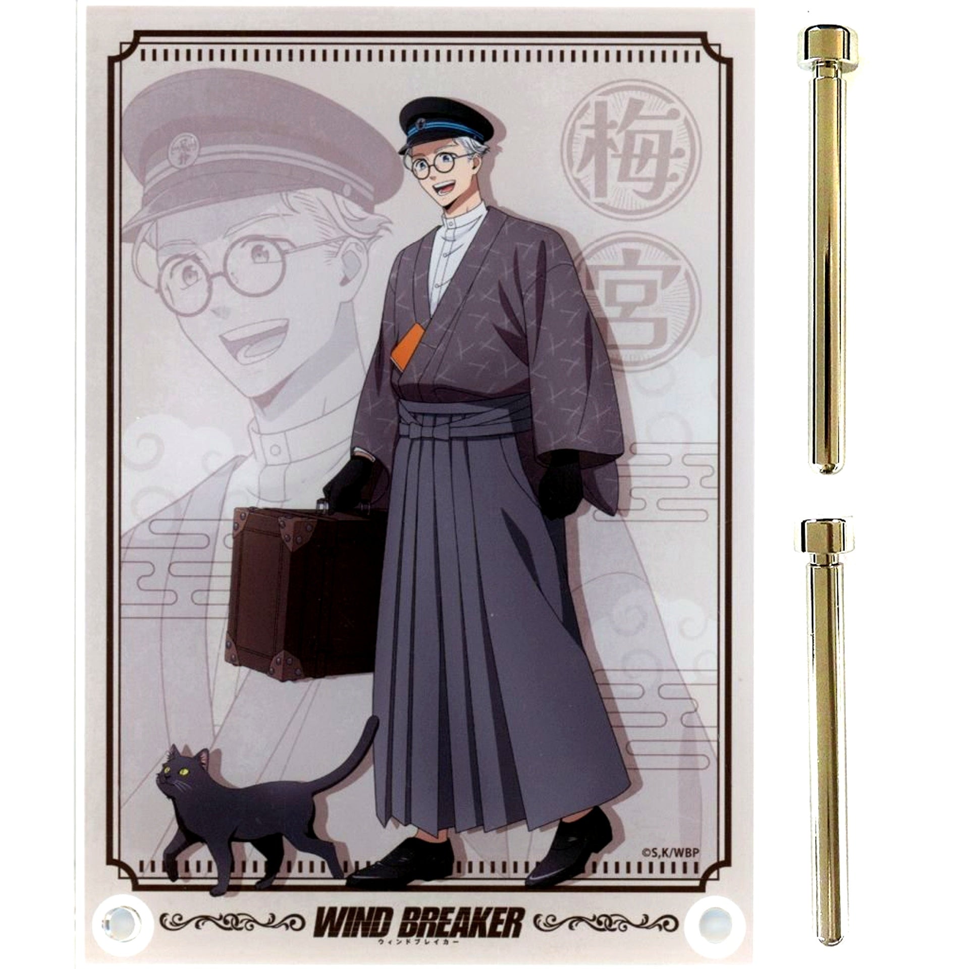 Hajime Umemiya Acrylic Panel WIND BREAKER POPUP STORE in Atre Akihabara [USED]