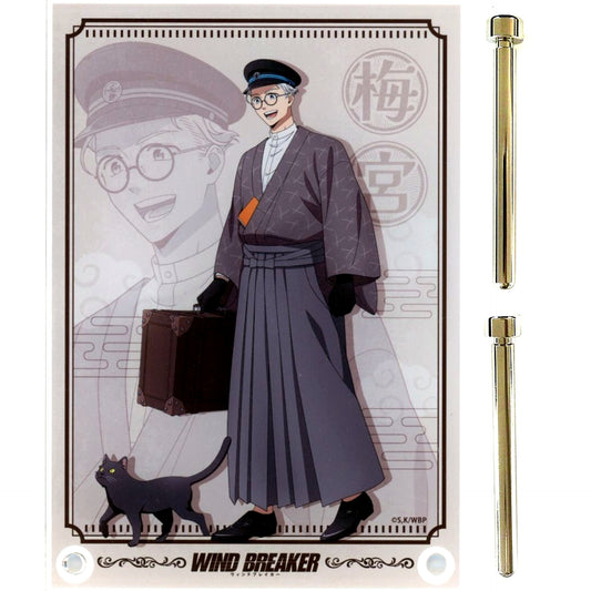 Hajime Umemiya Acrylic Panel WIND BREAKER POPUP STORE in Atre Akihabara [USED]